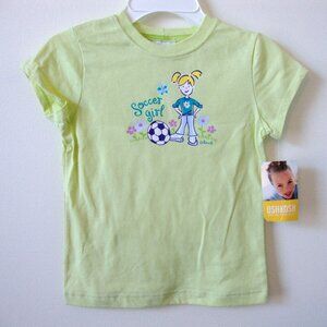 Oshkosh Girls "Soccer Girl" T-Shirt  - Size 6X -  New w/Tags - 1990's  NOS